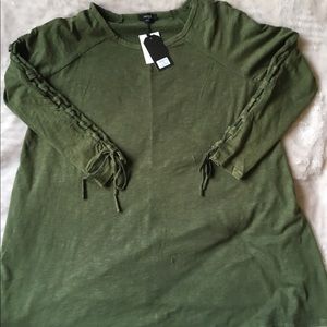 Women’s Very J brand tunic-olive green